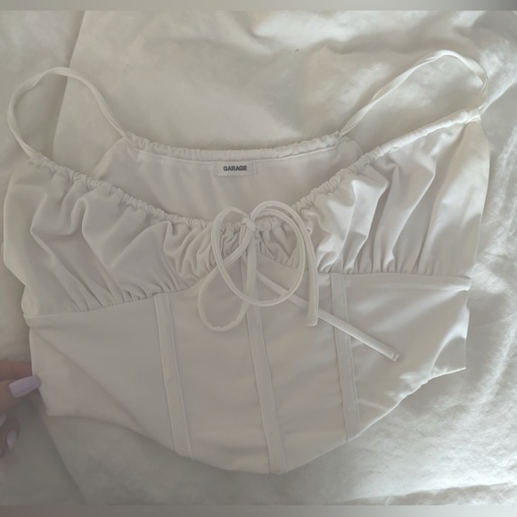 White Bustier top - Picture 2 of 2